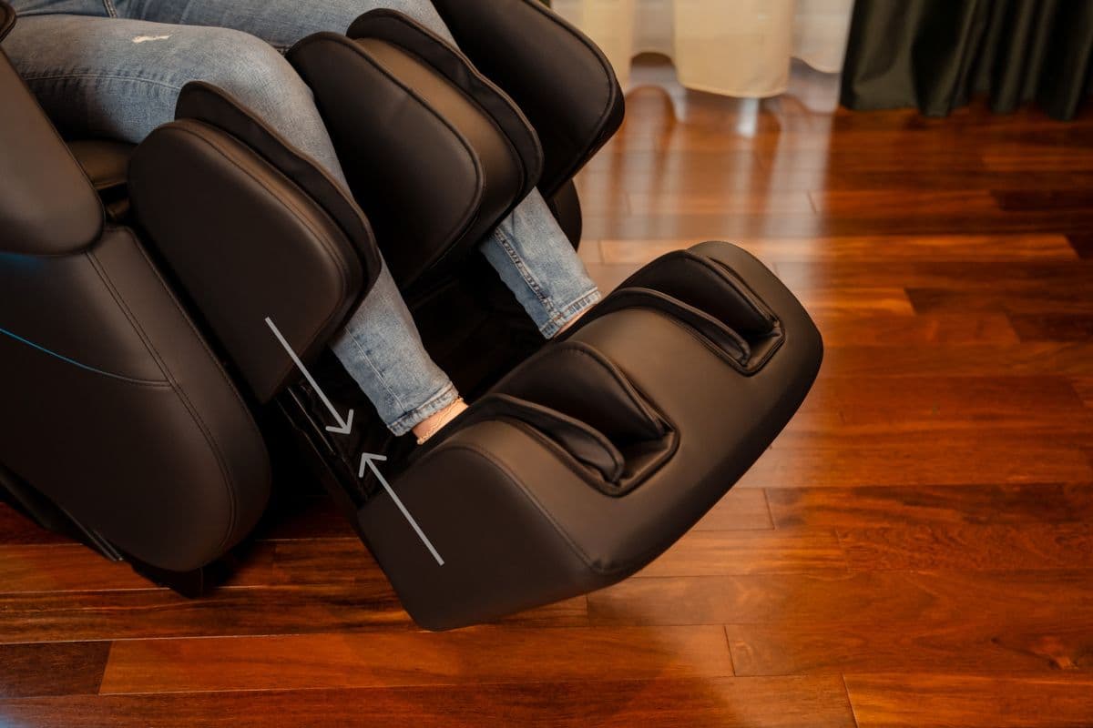 Poggiapiedi estensibile 